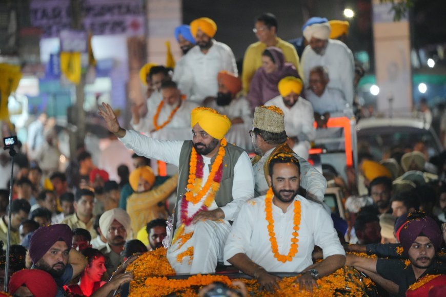 Mann campaigned for Meet Hayer in Malerkotla, asked the people of Malerkotla to support the AAP like 2014 and 2019