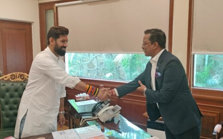 EoDB Director Abhijeet shared cold-chain logistic inputs with Cabinet Minister Chirag Paswan