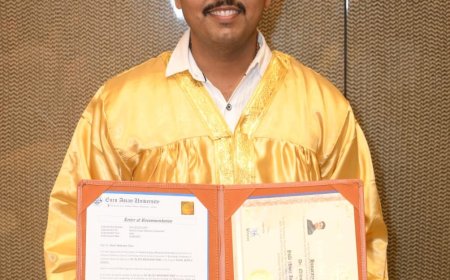 Dr. Nilesh Madhukar Rane of Nashik was awarded PhD (Honorary) degree from Europe for his work in the social and sports field.