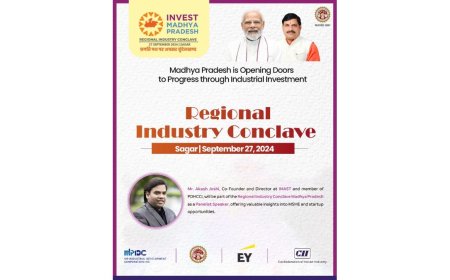 Akash Joshi Illuminates Pathways for MSMEs and Startups at the Regional Industry Conclave 2024 in MP