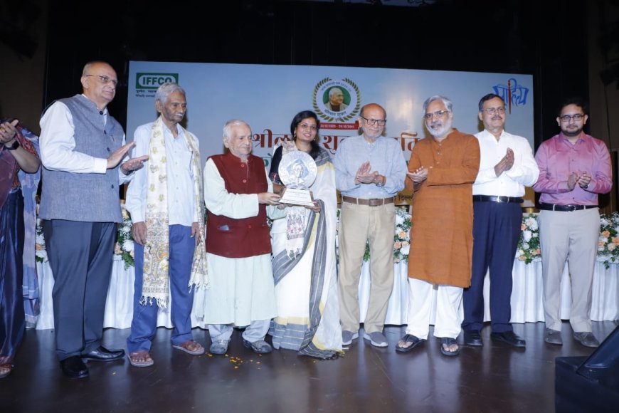 *Shri Lal Shukla Smriti IFFCO Literary Award 2024* goes to *Mr. Chandrakishore Jaiswal* and the *First Shri Lal Shukla Smriti IFFCO Young Literary Award* to *Ms. Renu Yadav*