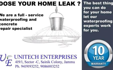 Unitech Enterprises: Two Decades of Excellence in Waterproofing Solutions Across Jammu & Kashmir