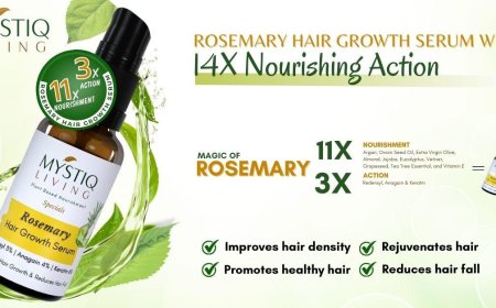 Mystiq Living Rosemary Hair Growth Serum: Unlock the Secret to Stronger, Healthier Hair