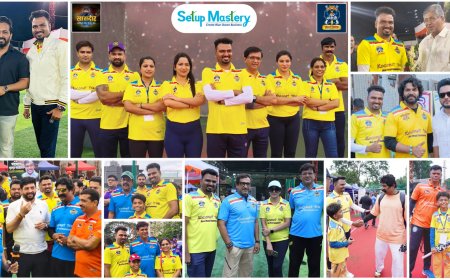 Mr. Sunjjoy Chaudhri Leads Team Veer Santaji at Khasdar Celebrity Cricket League 2025, Celebrating Pune’s Grand Festival with Support from Mr. Murlidhar Mohol and Mr. Chandrakant Patil