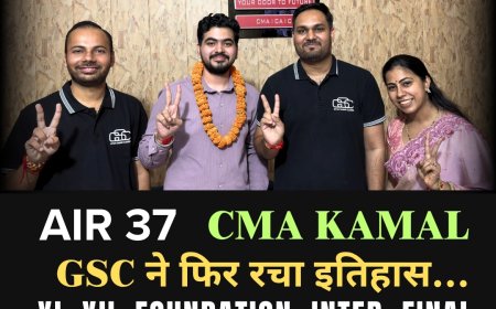 Gyan Sagar Classes Students Achieve Top Ranks in CMA Exams, Elevating Jaipur's Academic Reputation