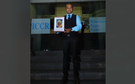 Poetry Exhibition in Honour of Mata Durga Held at ICCR, Kolkata Poet Sudip Chandra Halder’s Work Draws Widespread Acclaim