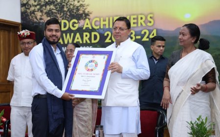 Plant Orbit Emerges as a Rising Agri-Tech Startup, Honoured with UNDP SDG Achievers Award by CM Pushkar Singh Dhami