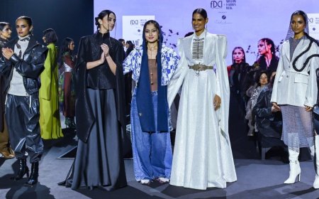 Where Cultures Collide Lakmē Fashion Week X FDCI X Moscow Presented ‘Hatsibana’ By Fatima Shogenova