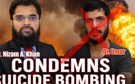 Adv. Nizam a. Khan condemns suicide bombing; says “Islam never permits killing oneself or innocents