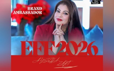 Ayesha Zaki Appointed Brand Ambassador for Emirates Film Festival 2026