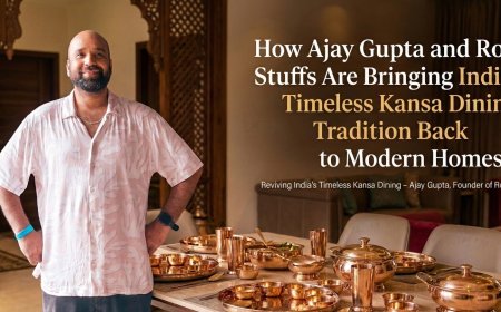 How Ajay Gupta and Royal Stuffs Are Bringing India’s Timeless Kansa Dining Tradition Back to Modern Homes