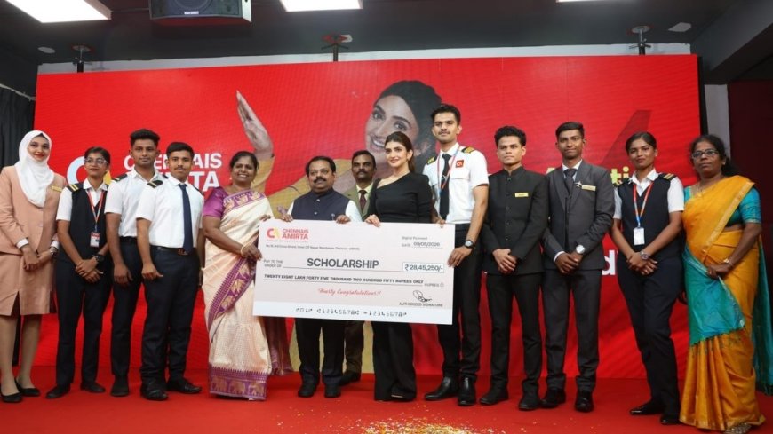 Ms Sreeleela joining hands with Chennais Amirta