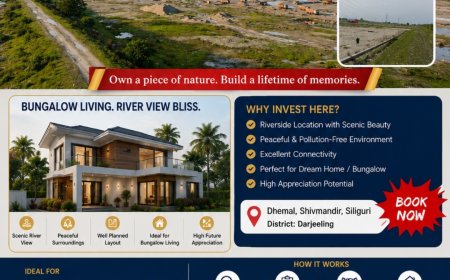 Bipin Properties Launches “Ramdhenu River View” – Premium Residential Plots Offering Scenic Riverside Living Near Siliguri