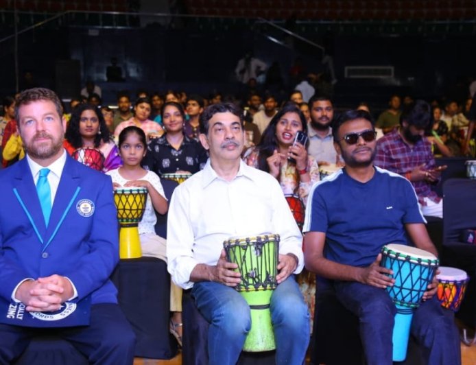 Hyderabad Creates History with World’s Largest Djembe Drum Circle; Guinness World Record Attempt Held Successfully
