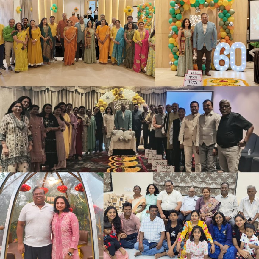Famous personality Dr Eg PRAVIN  UPLENCHWAR'S celebrations of 60th birthday