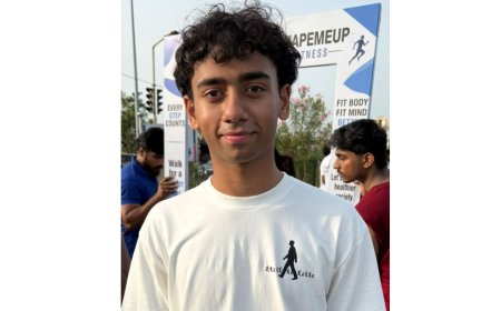 16 year old Krishna Arun (NRI student from the Middle East) is leading a Movement with the aim of making One Billion People Fit by 2030