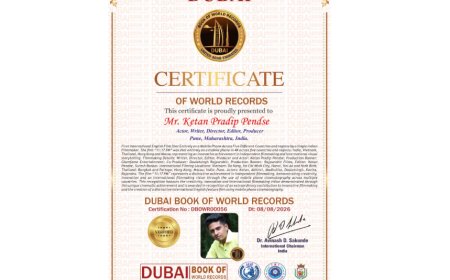 Ketan Pendse Creates World Record Recognition with International Feature Film 11:17 PM