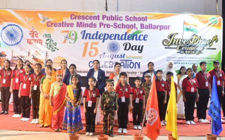 One Nation, Many Voices: Crescent Public School and Creative Minds Pre-School Celebrate Independence, Leadership and Environmental Responsibility