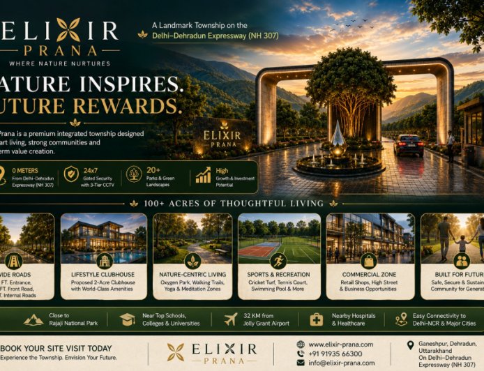 Elixir Prana Redefines Premium Township Living with a 100+ Acre Integrated Development on the Delhi–Dehradun Expressway