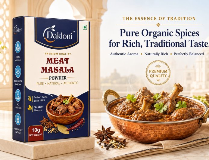 Meat Masala Powder: Dakloni’s Bold Blend for Mutton, Lamb and Slow-Cooked Curries