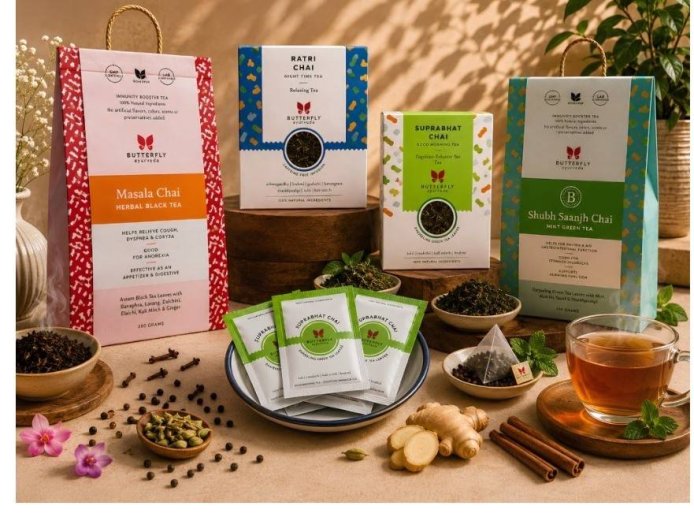 How Butterfly Ayurveda's Chai Range Turns the Tridosha Clock Into a Daily Ritual