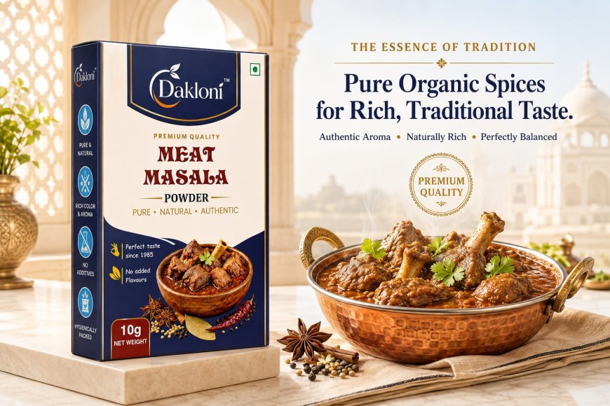 Meat Masala Powder: Dakloni’s Bold Blend for Mutton, Lamb and Slow-Cooked Curries