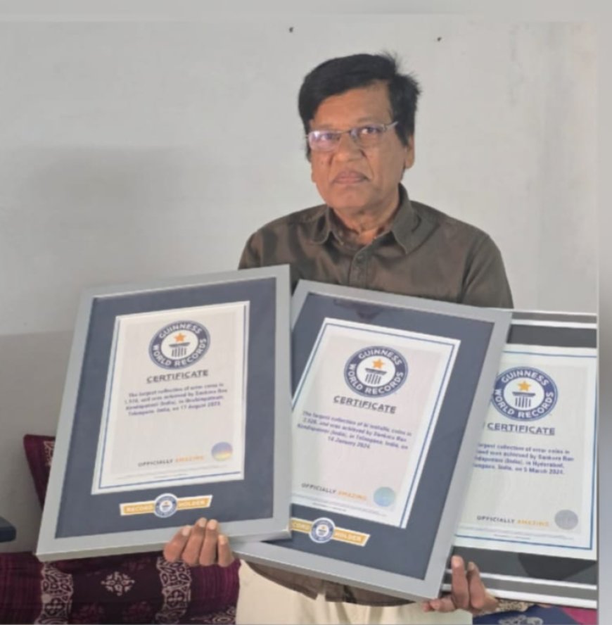 Beyond Records: How Hyderabad's Sankara Rao Kondapaneni Is Using Hobbies to Inspire a Generation