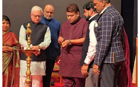 Social Activist Dr. Binu Varghese Honoured with National Excellence Award by Maharashtra Governor Jishnu Dev Varma