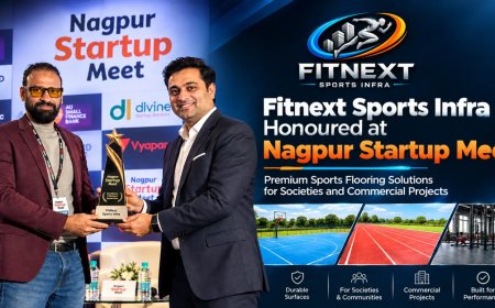 Fitnext Sports Infra Honoured at Nagpur Startup Meet: Premium Sports Flooring Solutions for Societies and Commercial Projects