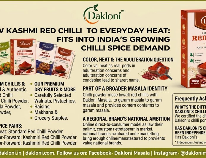 Kashmiri Red Chilli to Everyday Heat: Inside Dakloni Masala's Chilli Powder Range