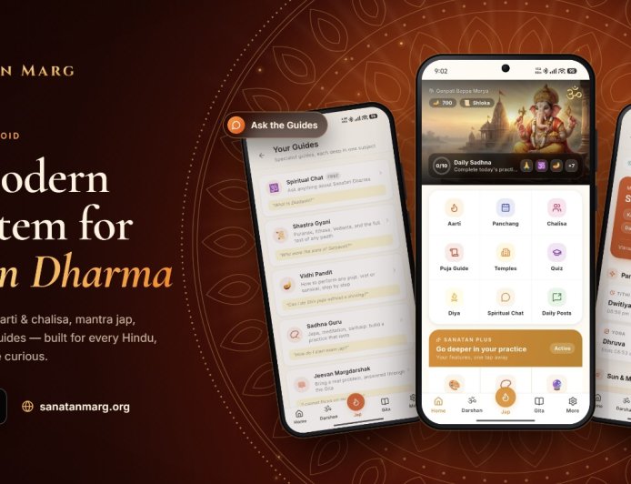 Built for Busy Young Hindus, Sanatan Marg App Turns Daily Jap Into a Habit