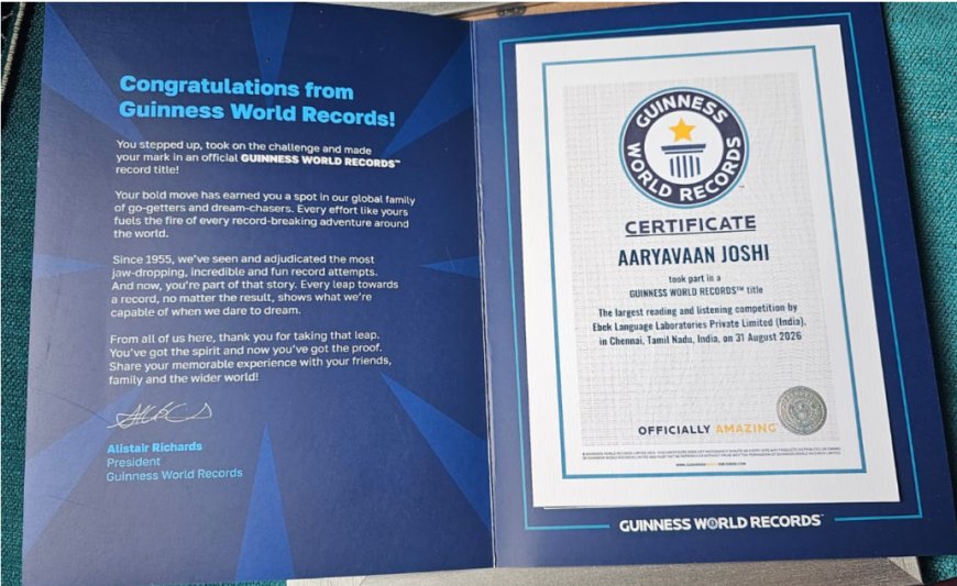 ???? FROM GENIUS KID TO GUINNESS WORLD RECORDS ACHIEVEMENT: THE EXTRAORDINARY JOURNEY OF 8-YEAR-OLD AARYAVAAN JOSHI