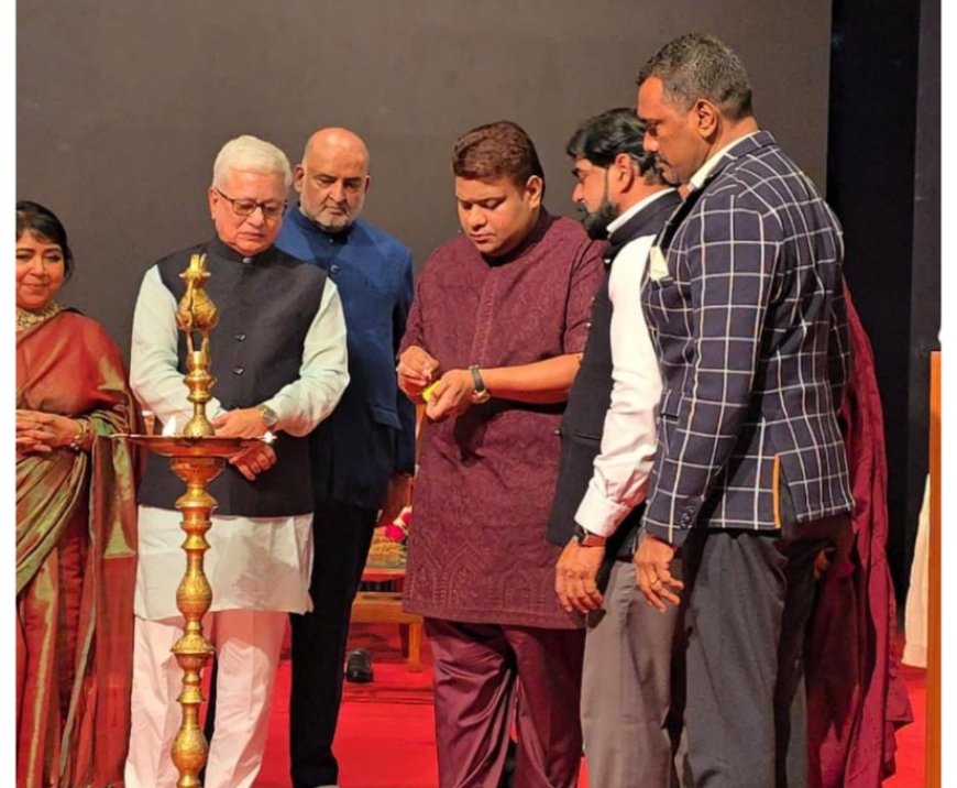 Social Activist Dr. Binu Varghese Honoured with National Excellence Award by Maharashtra Governor Jishnu Dev Varma