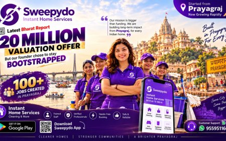 Sweepydo: Prayagraj’s Fast-Growing Home Cleaning Services Startup Chooses Bootstrapping Over a ₹20 Million Valuation Offer