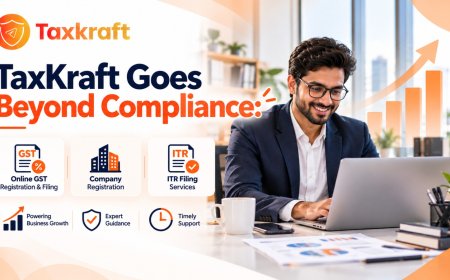TaxKraft Goes Beyond Compliance: Online GST, Company Registration and ITR Filing Services Powering India’s Business Growth