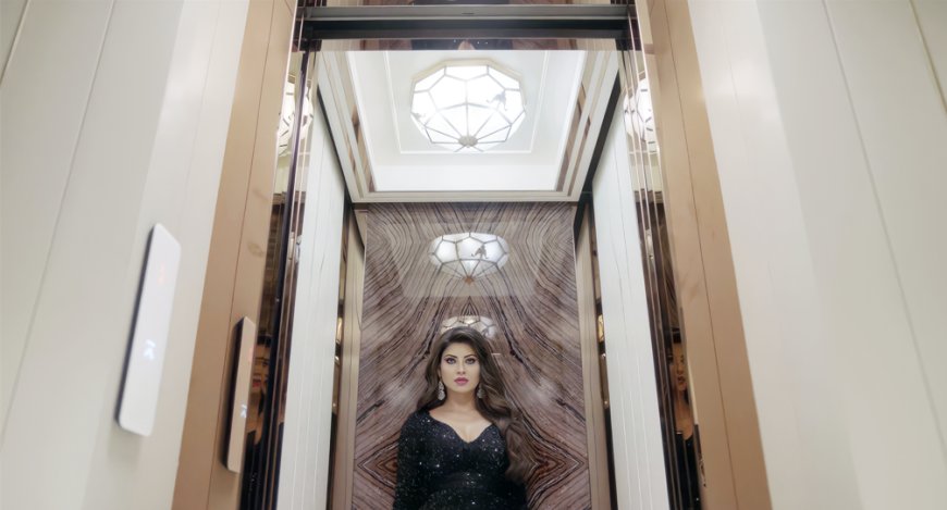 Where the Lift Becomes Part of the Architecture: Hybon’s Bespoke Cabin for Urvashi Rautela